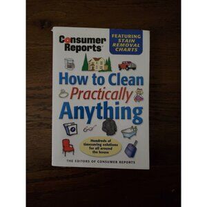 Consumer Reports Books - How To Clean Practically Anything